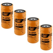 4 Pcs  NEW CAT FUEL FILTERS 1R-0750 / CATERPILLAR OEM 1R0750