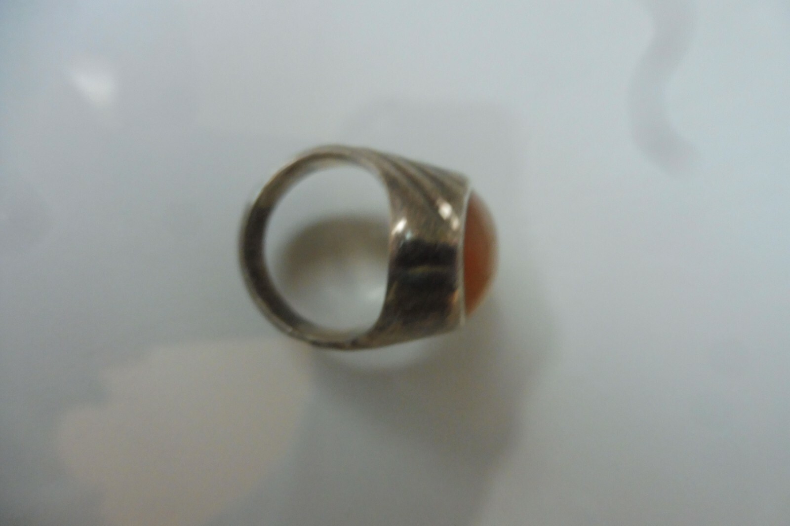 Beautiful, solid, large, OLD ring, 925 silver wit… - image 4