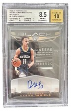 Dyson Daniels /3 laundry tag Patch Rpa panini black holo gold BGS 10 8.5 auto RC