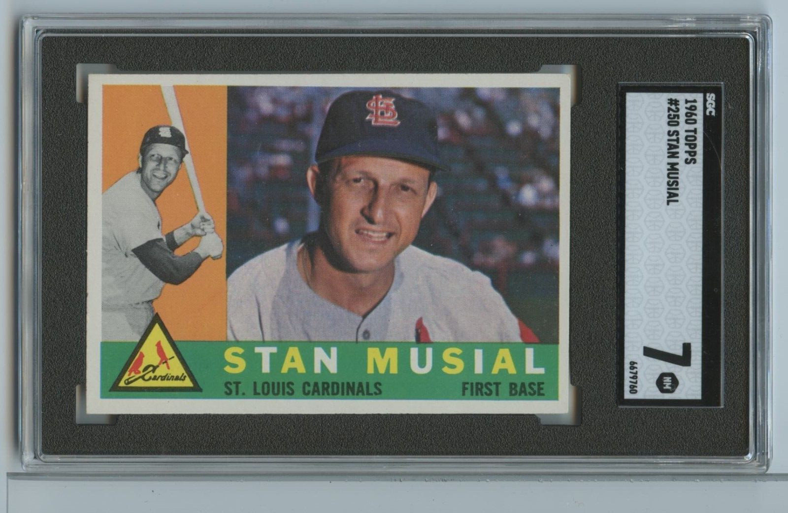 1960 Topps Stan Musial #250 SGC 7