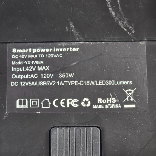 Ryobi Smart Power Inverter Model YX-IV08A - Picture 6 of 9