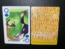 Swap Playing Card  SUNDAY IN THE PARK   Lights of Broadway  QUEEN OF SPADES