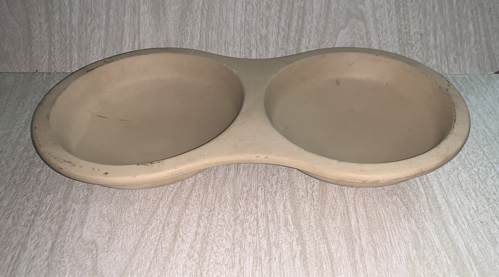 New Pampered Chef Double Egg Cooker/Pot Pie Stoneware # 5131