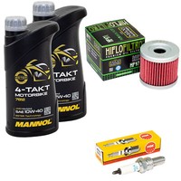 ÖL 2L Inspektion FüR Suzuki AN 400 Burgman AN400 2007-17 Set ÖLfilter ZüNdkerze