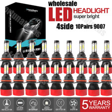 Lot 20pcs 4-sides 9007 Led Headlight Bulb Kit 6000k White Hi-low Beam Light Bulb Lot 20pcs 4-sides 9007 Led Headlight Bulb Kit 6000k White Hi-low Beam Light Bulb