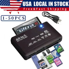 Memory Card Reader Mini 26-IN-1 USB 2.0 High Speed For CF xD SD MS SDHC Lot