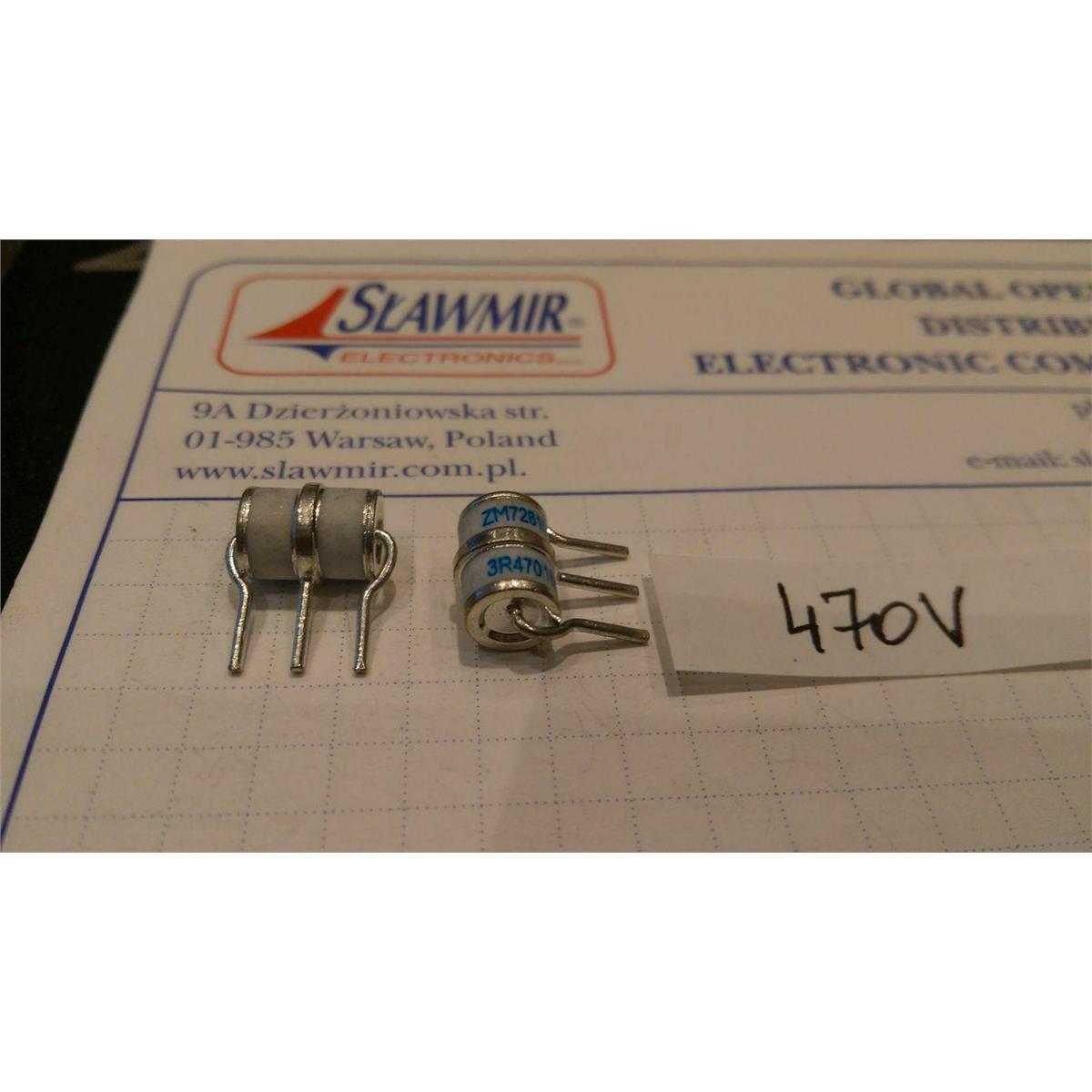 3electrode Gas Discharge Tube Surge Arrester 3pin 470V NBZM ZM72810
