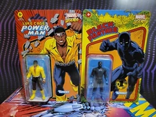 Hasbro Marvel Legends Series Retro Luke Cage Power Man, Black Panther #1 Edition