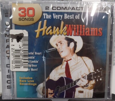 CD The Very Best Of Hank Williams 2 CD 30 Tracks NEW SEALED 