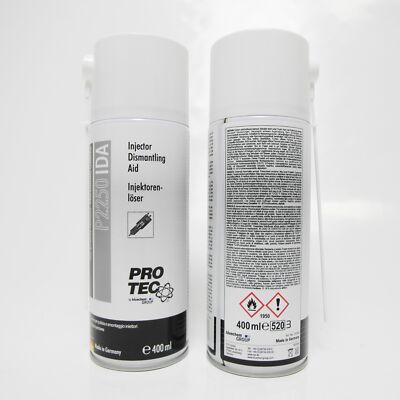 2x PRO TEC Injektoren Löser Spray Einspritzdüse Reiniger Düse 400ml P2250