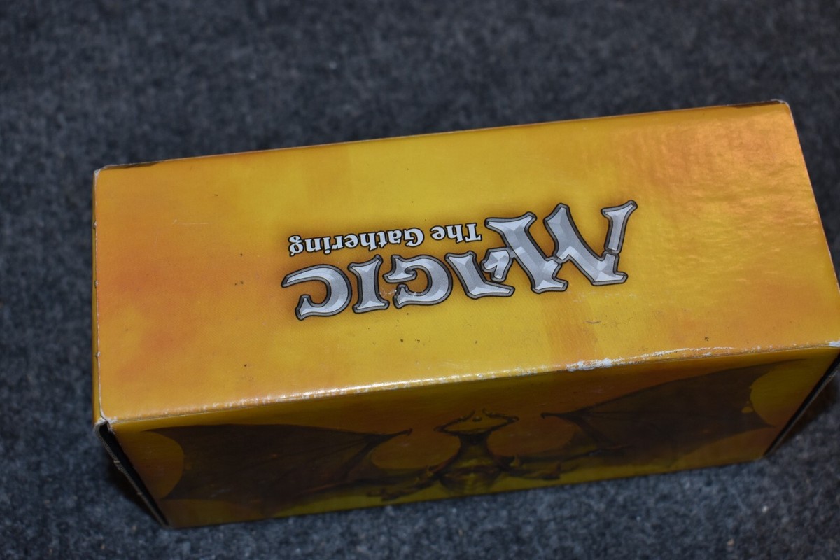 MTG Nicol Bolas Fat Pack Box Magic The Gathering Yellow Card Box