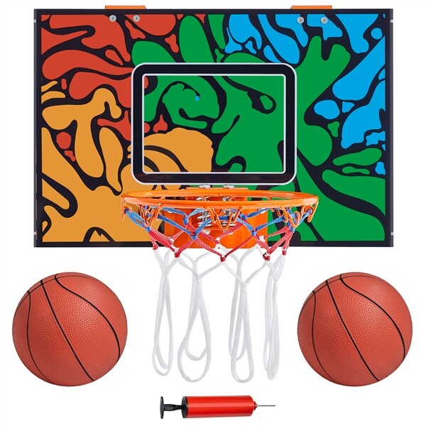 Portable Basketball Hoop Over the Door Mini Basketball Hoop Set for