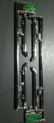 Thrush Side Pipe 1970 70 Camaro Baldwin Motion 1/25 AMT 2 Sets Chrome Exhaust