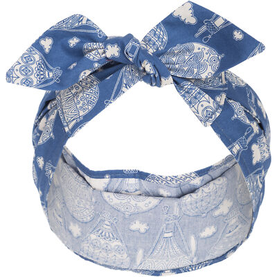 Küstenluder CORA Vintage BALLOON Sky Pin Up HAARBAND Headband Rockabilly