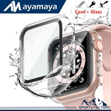 Protective Snap on Case Screen Protector Cover For Apple watch Series 7 41/45mm