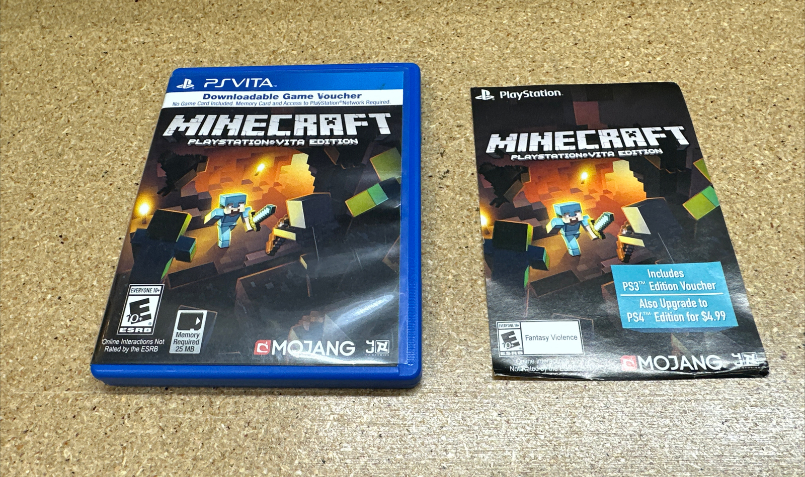 Minecraft PlayStation Vita Edition Replacement Case ONLY!! for