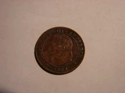 NAPOLEON III. 2. DEUX. CENTIMES 1861.A. PARIS. - Photo 1/2