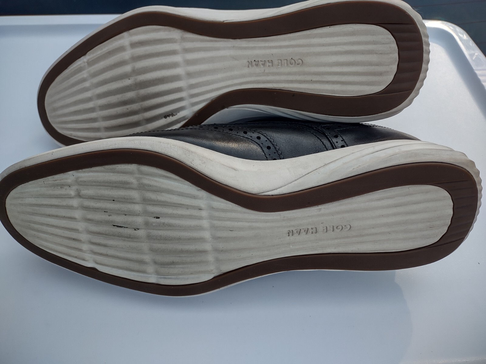 SAOLA Cole Haan Grand Evolution ShortWing Oxford nero stile C26307 taglia 11