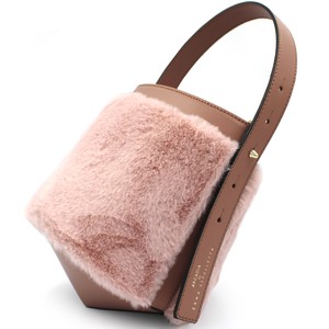 fur bucket bag