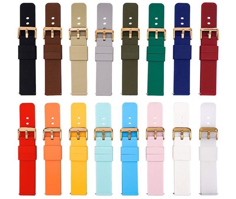 For Bulova Watch Rubber Silicone Strap Band Buckle 20 22 24 Mm Black Tools UK - Foto 12