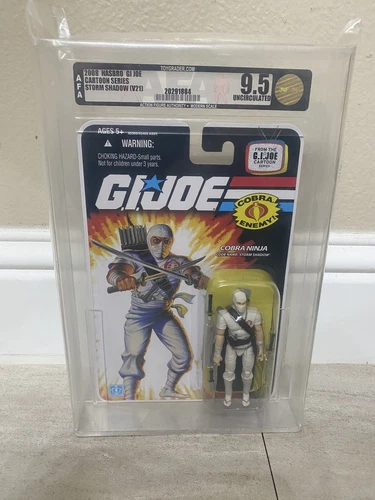Gi Joe 25th Anv  Storm Shadow AFA 95  UNCIRCULATED
