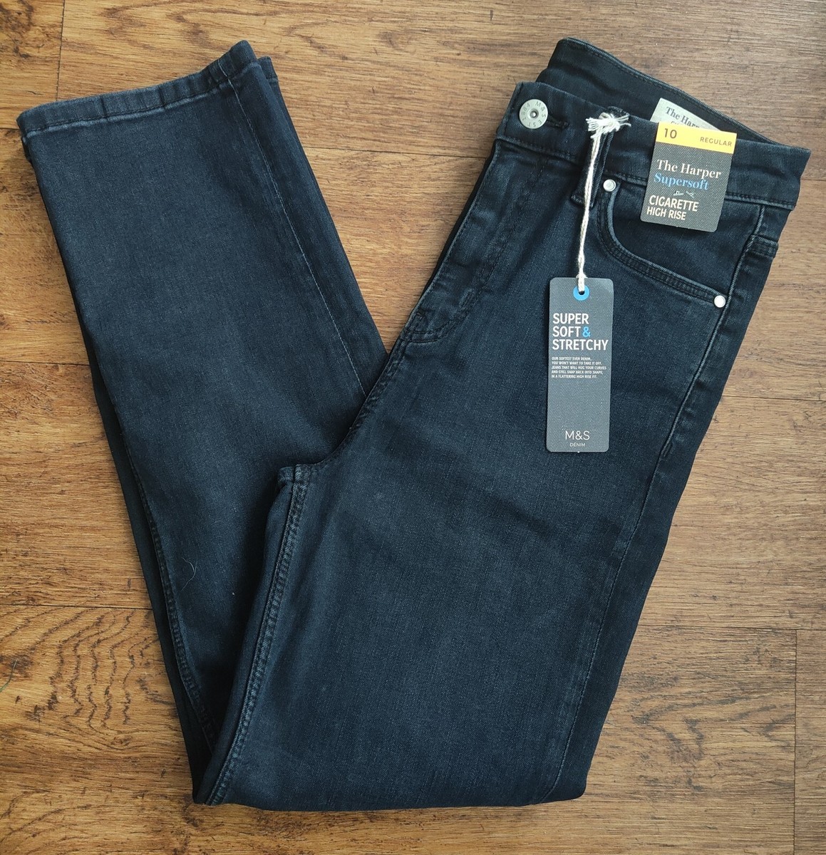 harper cigarette jeans marks and spencer M&S Harper Supersoft Cigarette Jeans UK 8/10/12/14/16/18