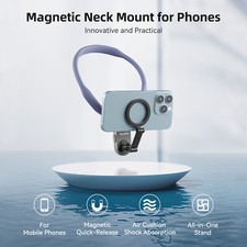 Magnetic Neck Mount Quick Release Holder for Iphone 15 14 13 12 11 10 /SAMSUNG