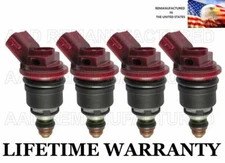 OEM  Set of 4  Jecs Fuel Injectors for Nissan 240sx Altima Sentra G20 2.4L 2.0L