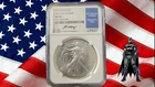 2017 Eagle MS70 FDOI Edmund Moy Signed