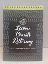 Kelly Creates Learn Brush Lettering Workbook h Copy Paper - Large Brush Tip Pens