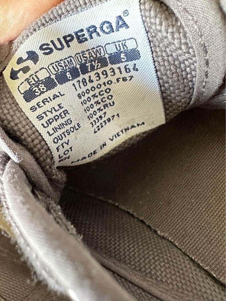 Superga gray sneakers