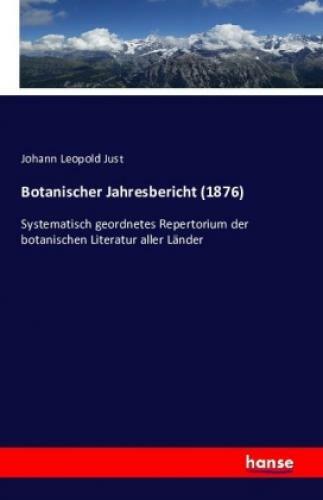 Thumbnail - Botanischer Jahresbericht (1876) Systematisch Geordnetes Repertorium