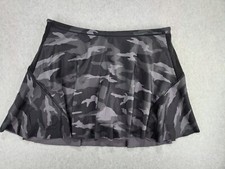 ATHLETA Camo black MATCH POINT tennis SKIRT w/ Shorts Pickleball skort Sz MEDIUM