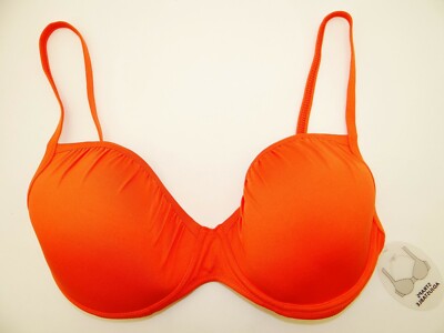 Watercult 7192 043 Damen Verstellbar Bügel Bikini Oberteil Soft Gr. 38 E Orange