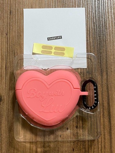 Casetify × BTS Apple AirPods Case Boy With Luv Heart Pink 2nd Generation Japan - Picture 3 of 9