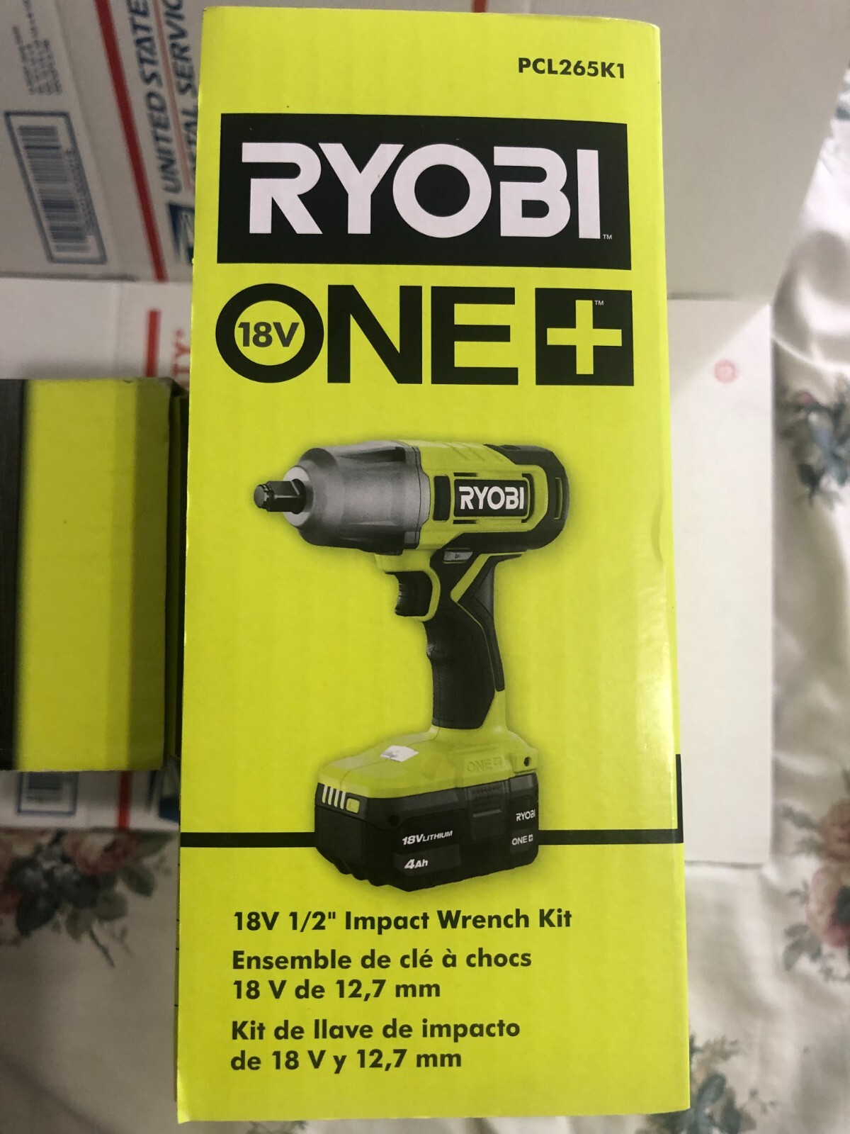 RYOBI P344 3/8 in. Ratchet Tool & Ryobi PCL265K1 18V 1/2inch Impact Wrench eBay
