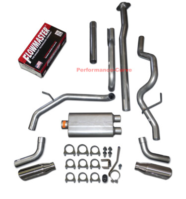 09-14 Ford F150 4.6 5.0 5.4 Catback Dual Exhaust Side Exit Flowmaster 50 Series