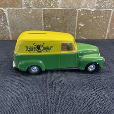 1989 Ertl John Deere 1950 Chevy Panel Truck/Coin Bank, with key