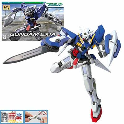 Bandai HG 1/144 GN-001 GUNDAM EXIA Plastic Model Kit (Mobile Suit