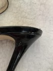 Michael Michael Kor’s Vintage Y2K T Strap Black Patent Jet Set Sling Sandals, 8 — photo 8