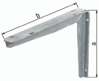 Konsole L.300Mm H.250Mm Sta Roh Tzn Trgf.250Kg Gah