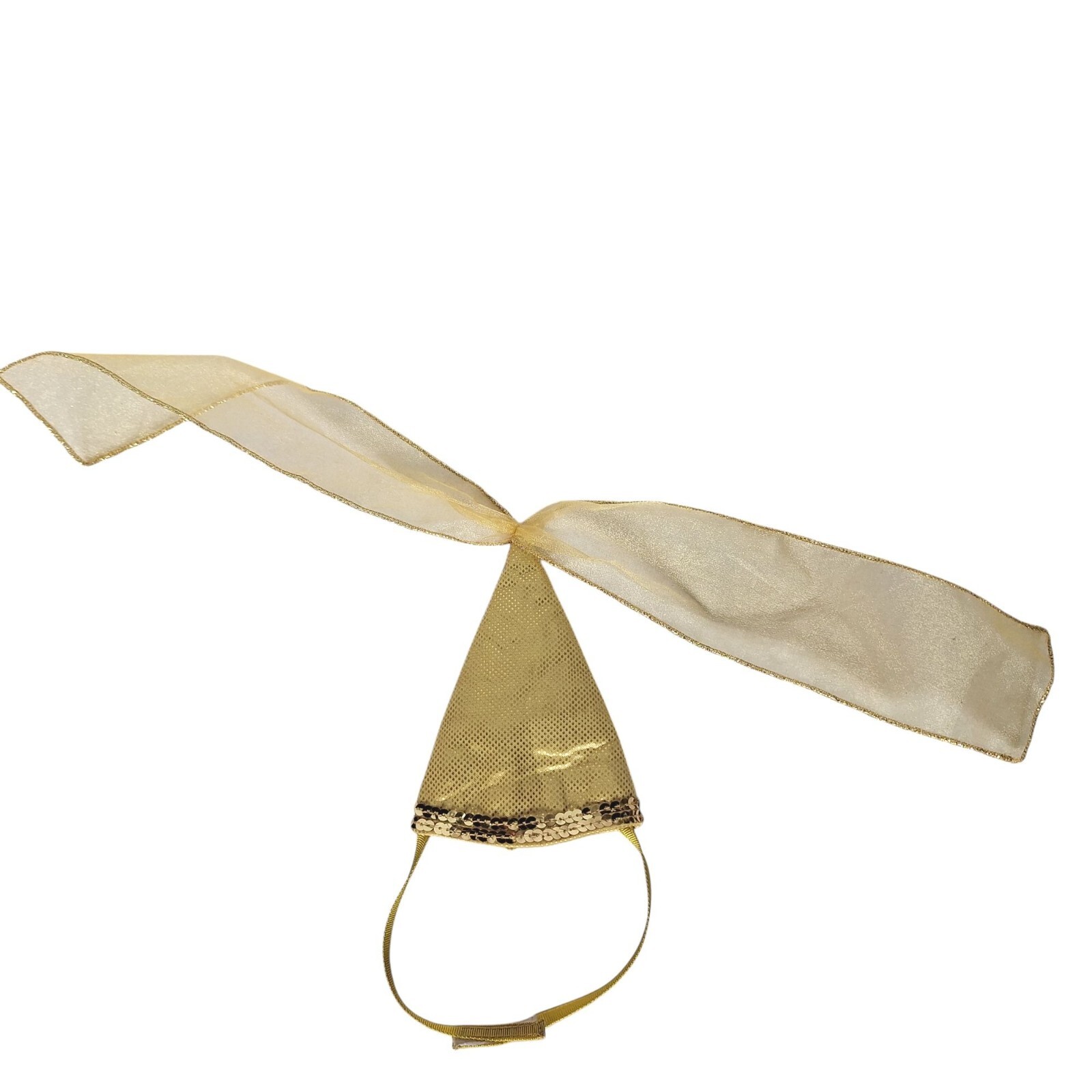 Costruisci un orso officina cavallo pony incantato cappello oro paillettes nastri 8 5"