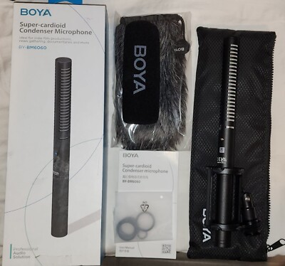 Boya Super-Cardioid Condenser Microphone Model BY-BM6060 - Open Box