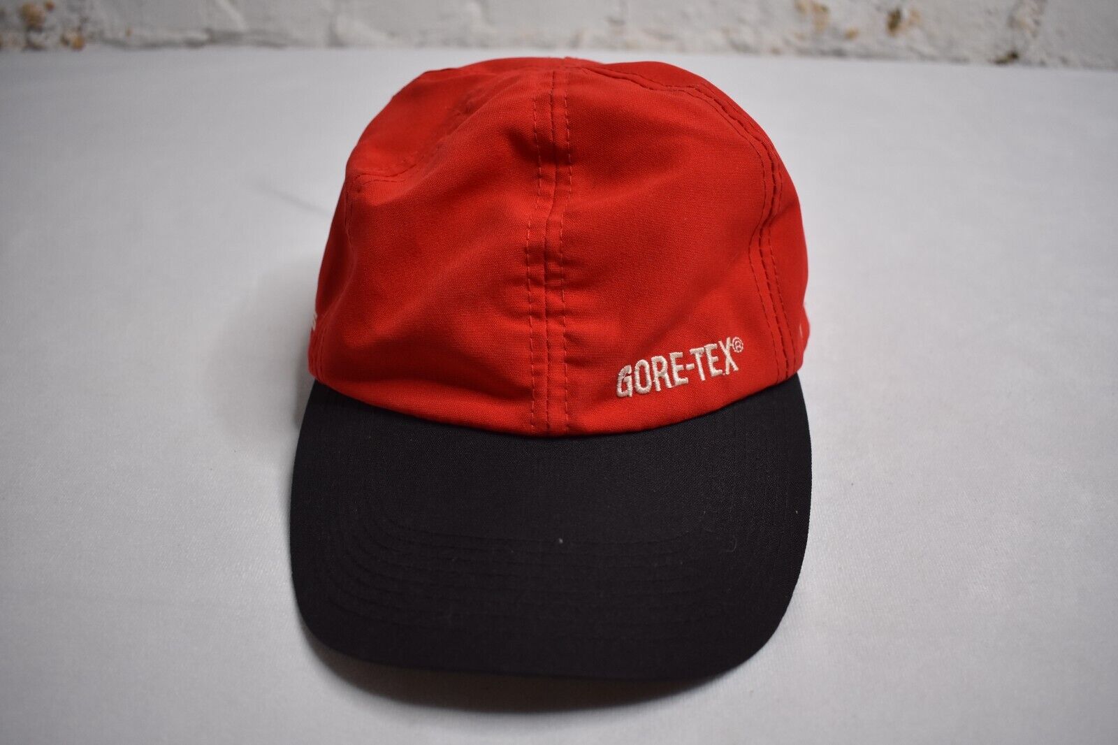 Vintage Bass Pro Gore-tex Hat Logo XPS Fishing Red Black strapback