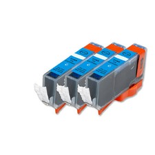 3 PK CYAN Ink Tank  smart chip for Canon CLI-226 MX882 MX892 MG6120 FAST SHIP