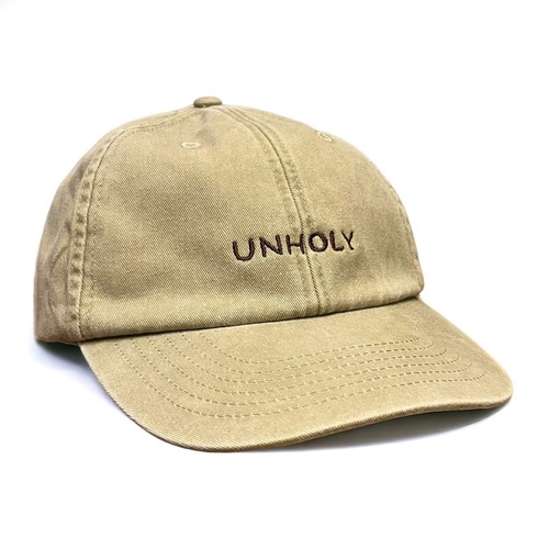 Customisable Your Text Capitalised Wide Font Washed Embroidered Dad Baseball Cap - Picture 18 of 23