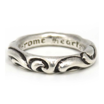 Used in Japan] Chrome Hearts Scroll Band Ring No. 15 Sv925 Unisex 