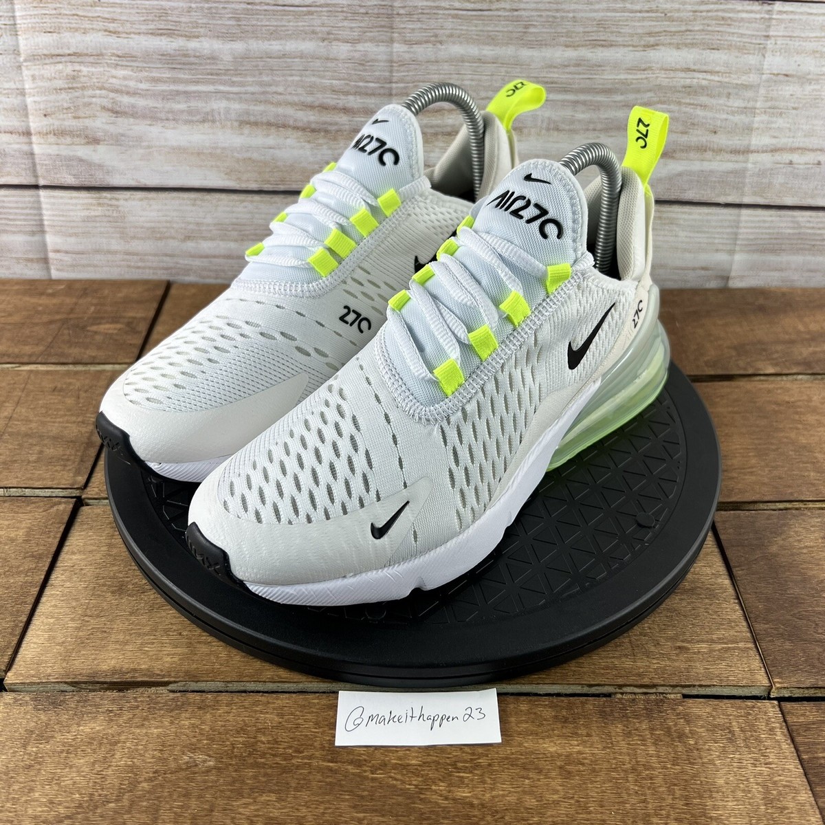 Air Max 270 'White Ghost Green' Running Sneakers AH6789-108 Womens
