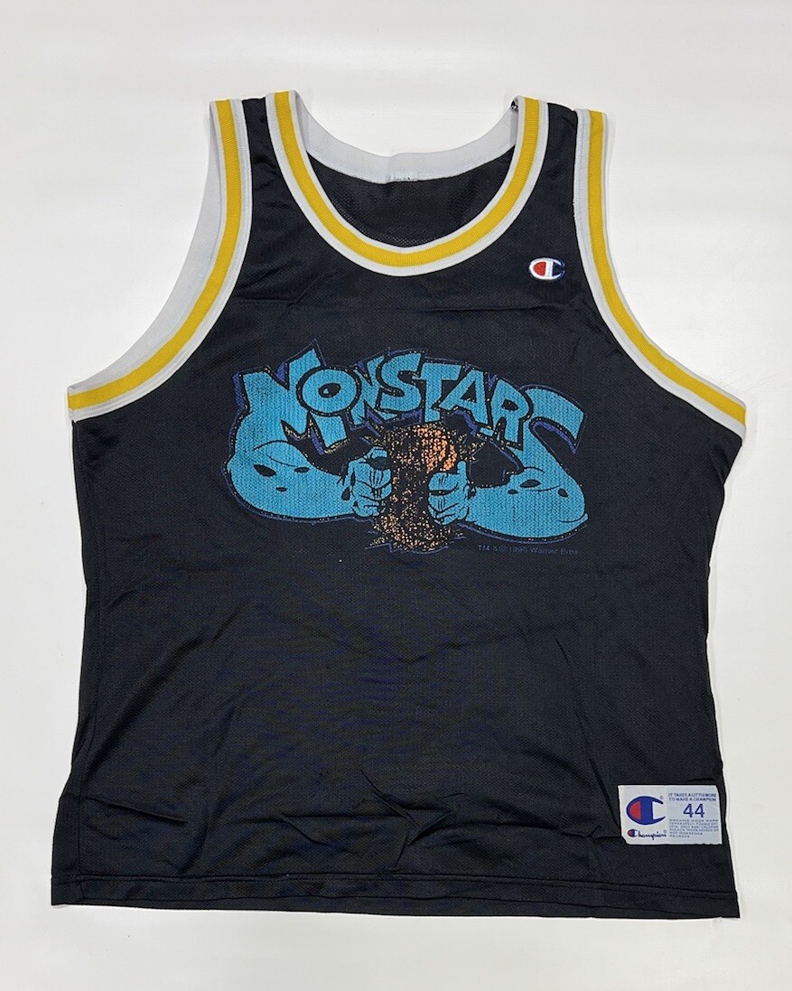 Authentic Monstars Champion Jersey 1996 Space Jam Tune Squad