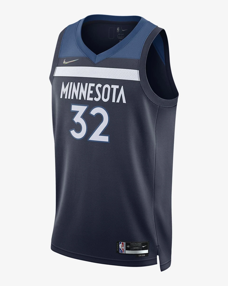 Nike NBA Timberwolves Karl Anthony Towns Diamond Icon Edition Jersey Men s Small